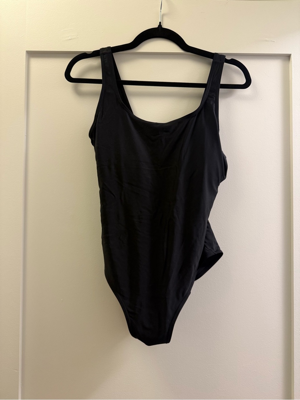 Classic Black One-Piece Swimsuit